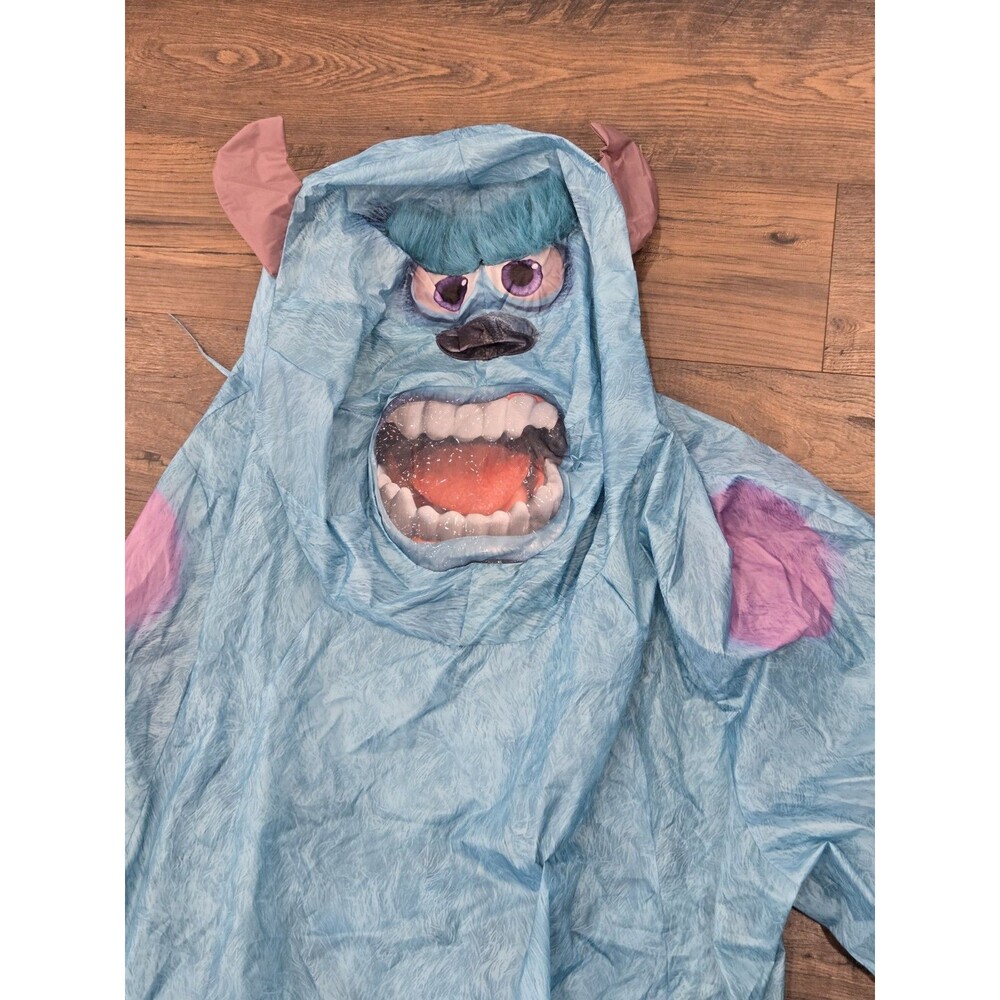 Monsters Inc Sulley Adult Inflatable Costume Disney Pixar Halloween Blow Up Suit